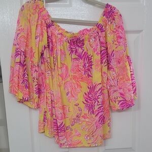 Lilly Floral Off-Shoulder Top